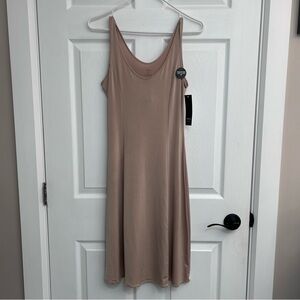 Jones New York Nude Slip Midi Dress
